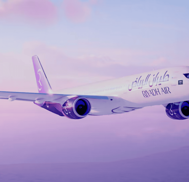 a rendering of a Riyadh Air A350-1000