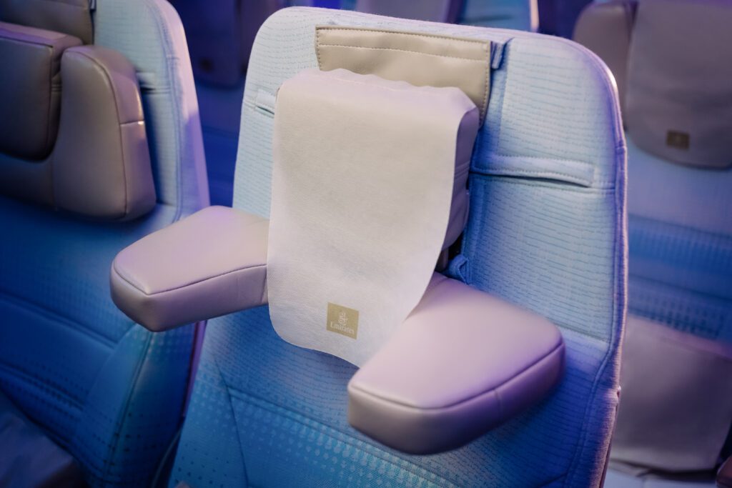 Emirates' new U-Dream Economy Class headrest