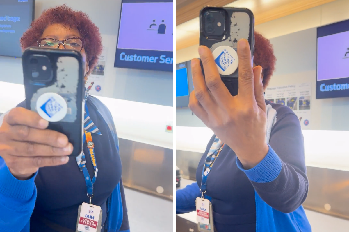 United Airlines Airport Agent in Furious Confrontation With Passenger After She Allegedly Threatened to Call ICE On Them