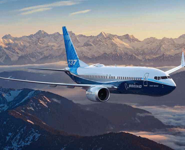 a rendering of the boeing 737max-7