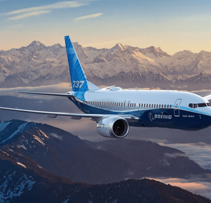 a rendering of the boeing 737max-7