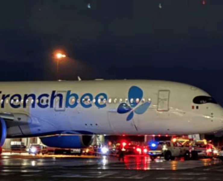 Frenchbee airbus a350 involved in accident at YVR airport