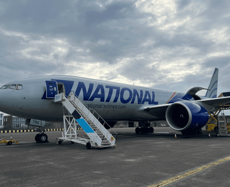 a national airlines boeing 777 freighter aircraft