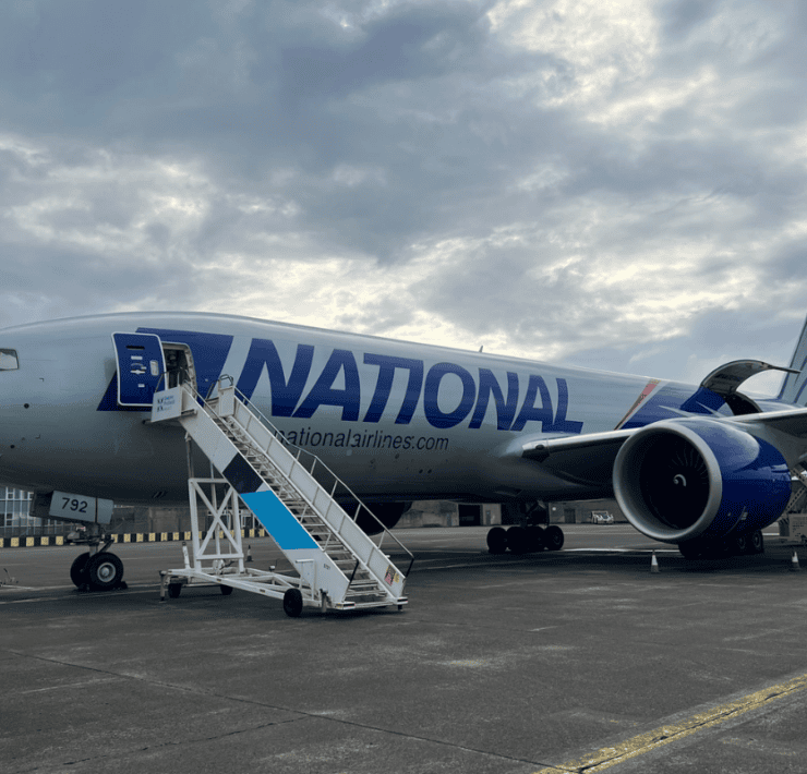 a national airlines boeing 777 freighter aircraft