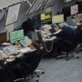 an air traffic control room